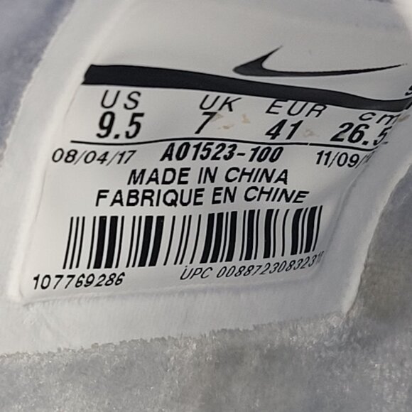 Nike AF1 Lover XX Women's Off White Light Silver Shoes AO1523-100 US Size 9.5 - Picture 8 of 8